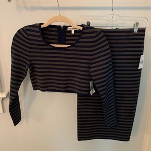 Good American Top and Skirt Set